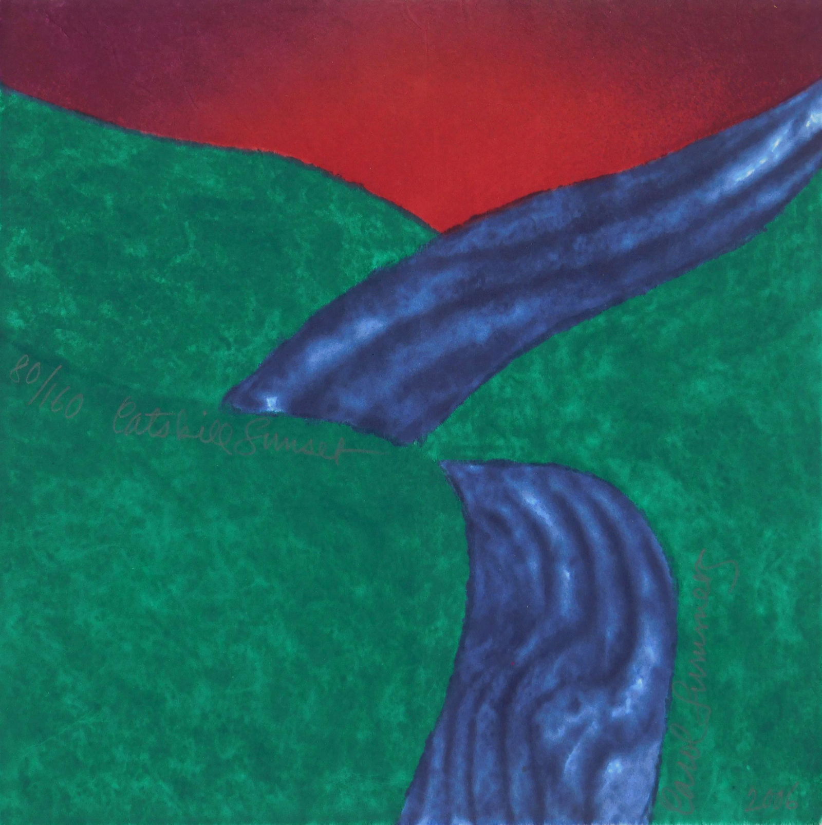 Carol Summers woodblock in color (1 of 5)