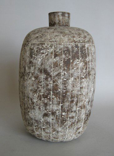 Claude Conover ceramic vessel: Claude Conover- ''Hiupil''- ceramic vessel, signed 'Conover Hiupil' on bottom, very good condition. 15 1/4''h