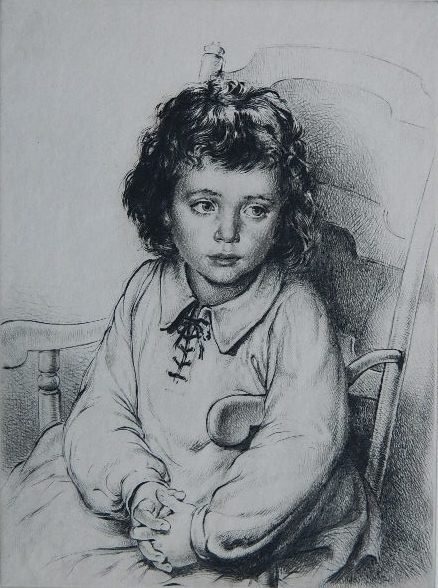 Arthur W. Heintzelman dry point: Arthur W. Heintzelman- ''Portuguese Fisherman's Daughter No. 2'' (Smith 243)- dry point, 1940, signed in pencil, edition of 300, very good condition. 12 x 9''