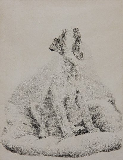 Marguerite Kirmse 2 etchings: Marguerite Kirmse- ''And So To Bed''; ''Celestials''- 2 etchings, both signed and titled in pencil, 'Celestials' as is. 8 3/4 x 6 7/8''; 9 1/2 x 7 3/4''
