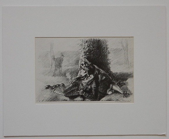 Ben Messick lithograph - 2