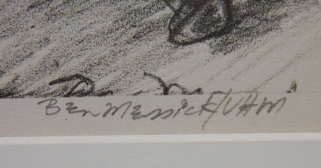 Ben Messick lithograph - 3
