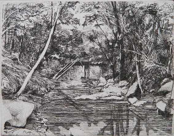 Frank Stack 2 etchings - 2