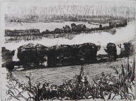 Frank Stack 2 etchings - 3