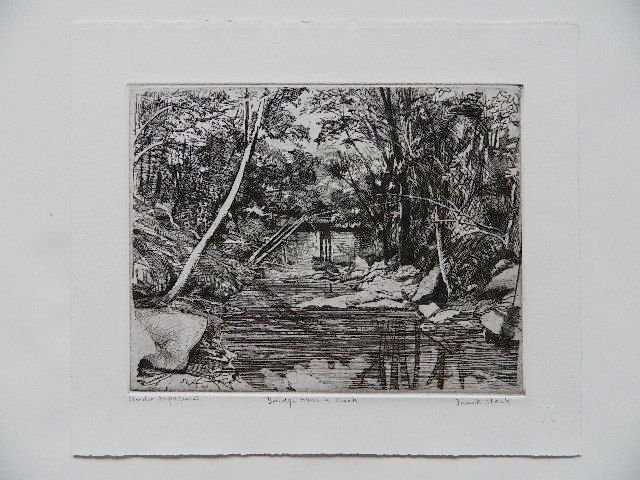 Frank Stack 2 etchings - 4