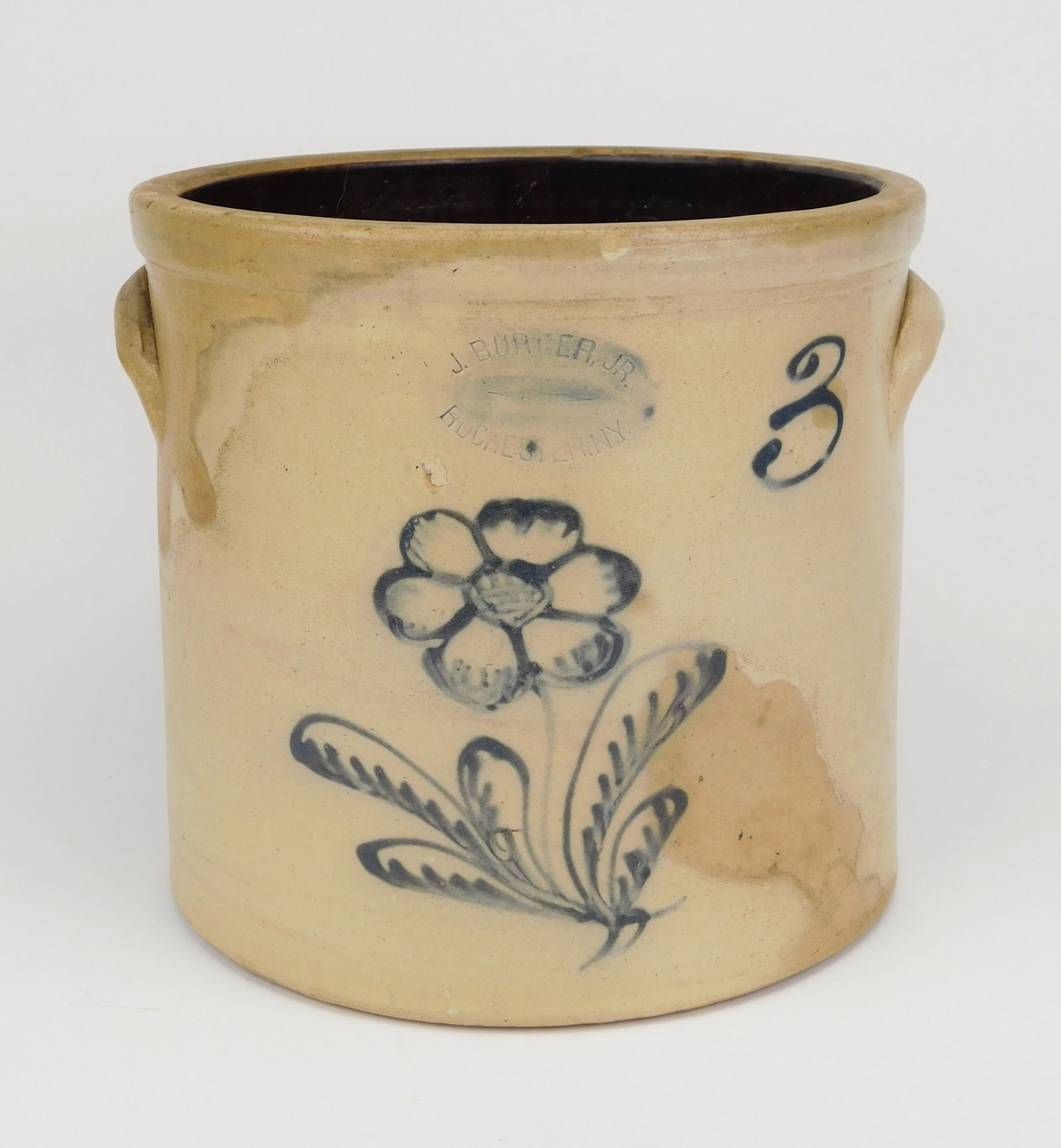 3 Gallon stoneware crock (1 of 5)