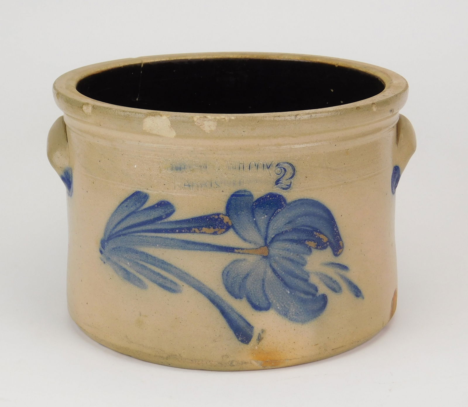 2 Gallon stoneware cake crock (1 of 8)