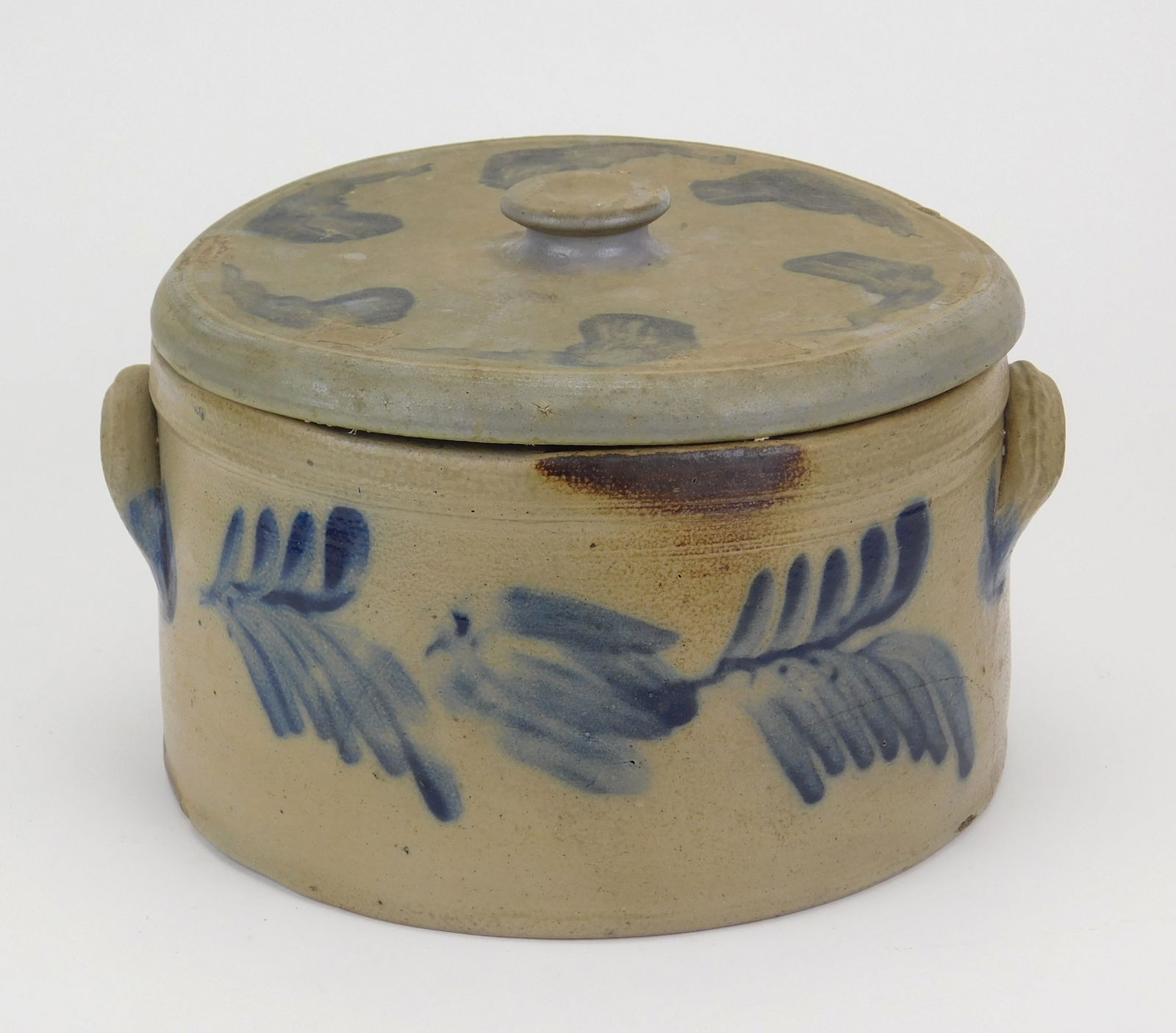 Stoneware cake crock- John Bell- Waynesboro (1 of 7)