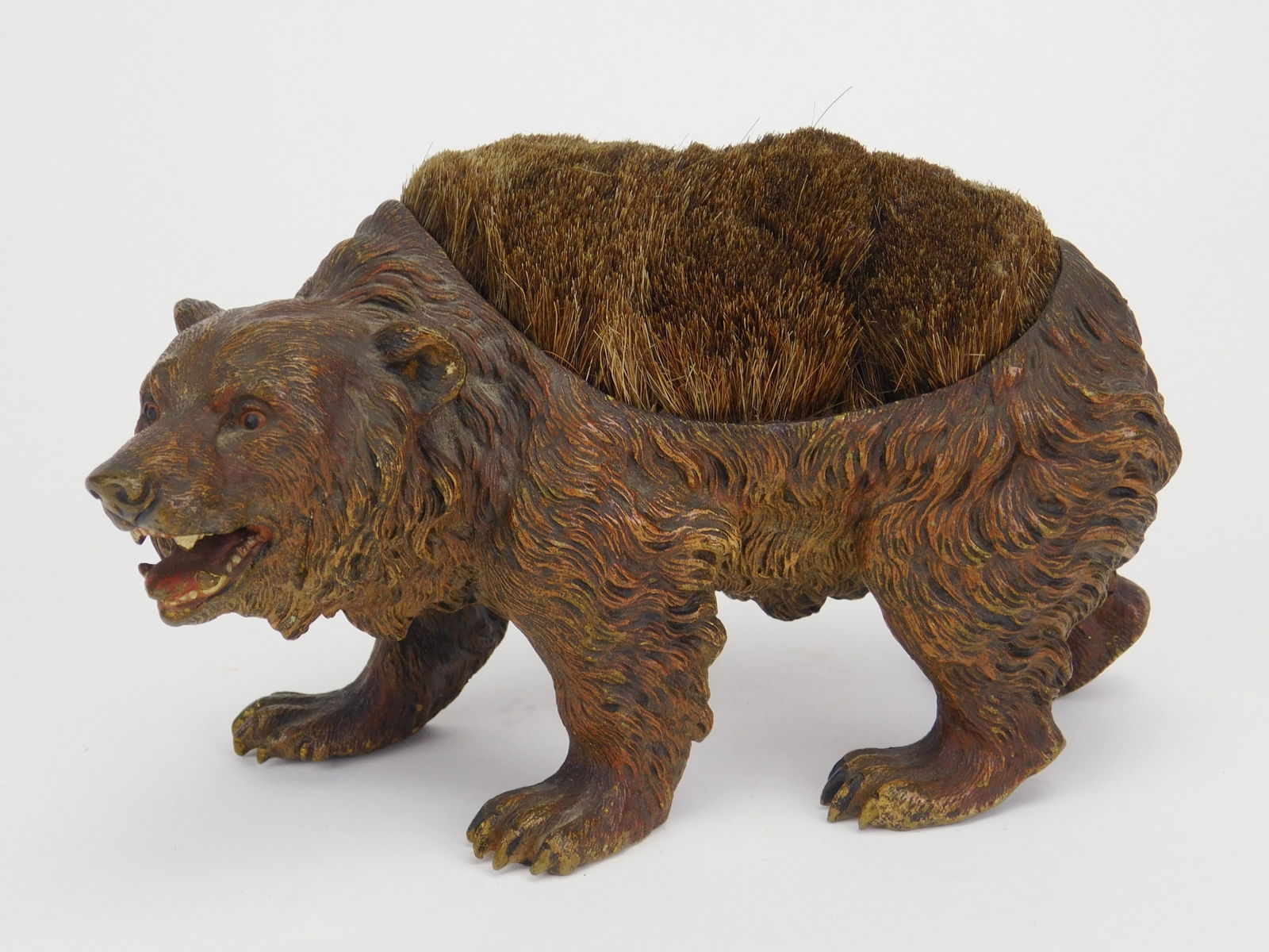 Austrian cold painted bronze pen wipe (1 of 5)