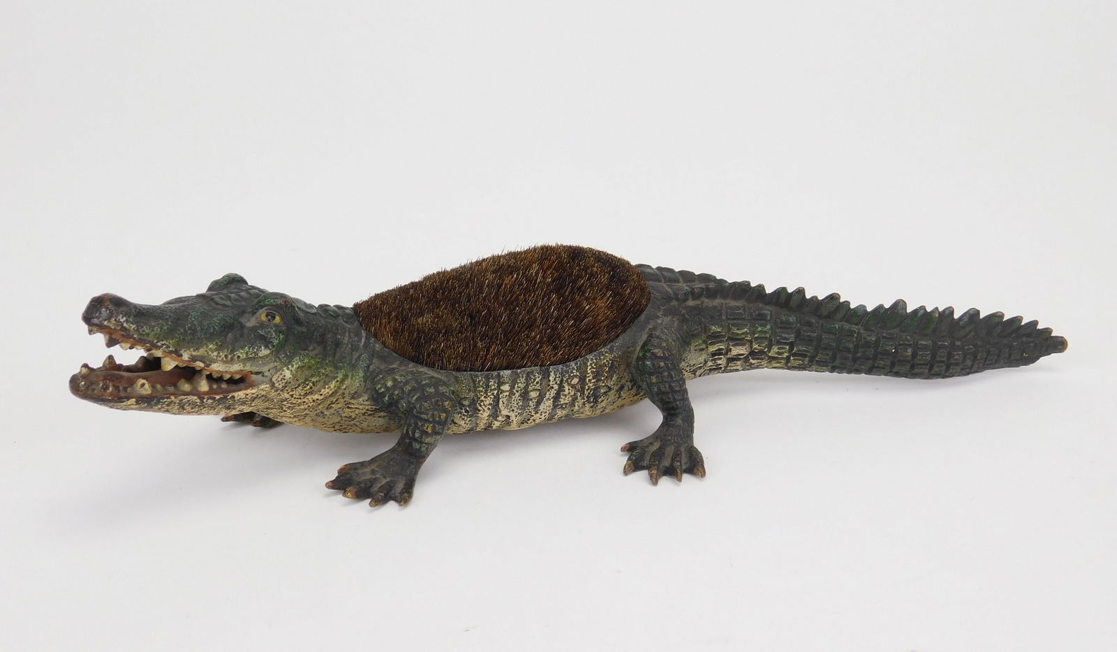 Austrian cold painted bronze  pen wipe (1 of 5)