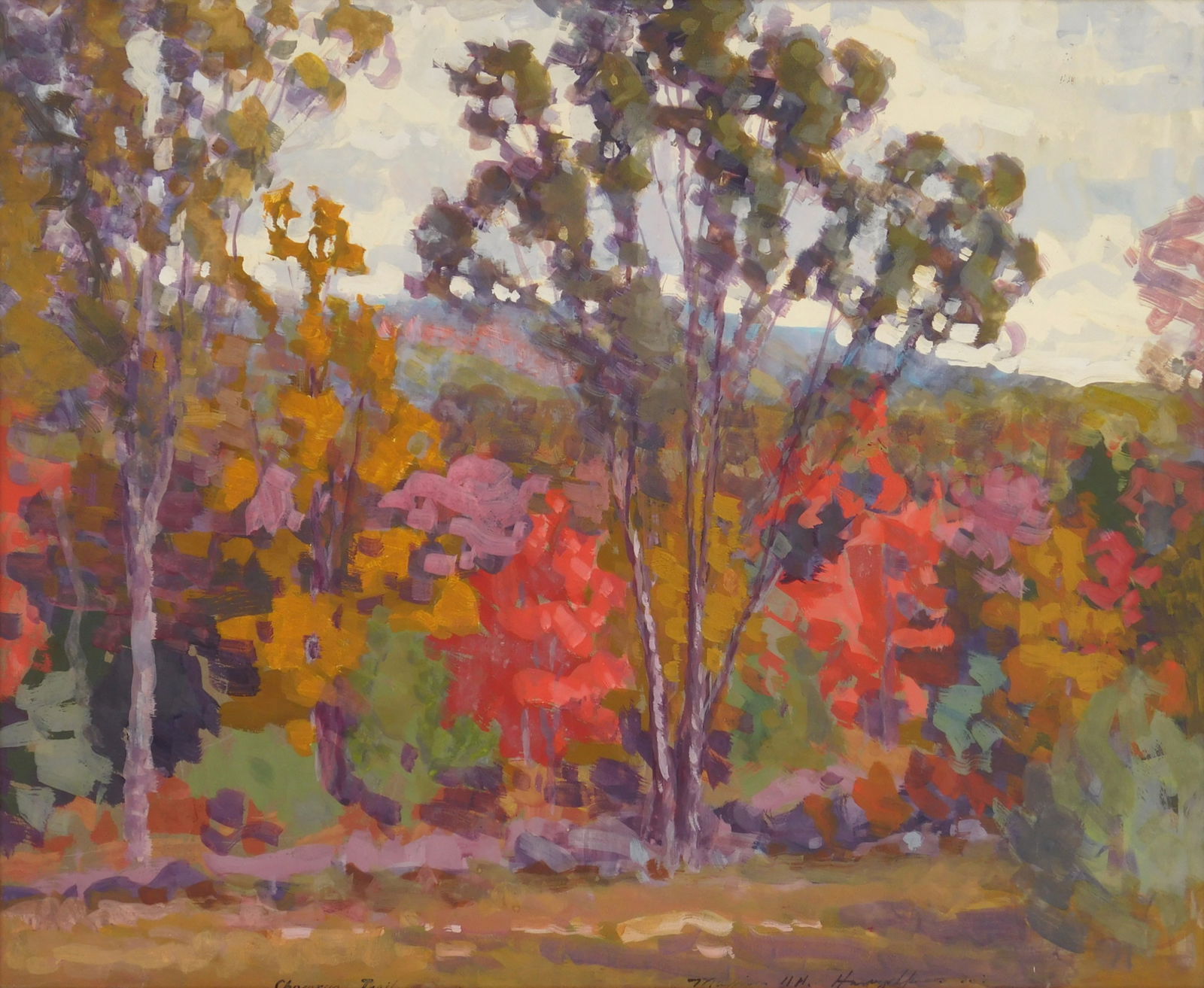 Harry Spiers gouache on paper (1 of 4)