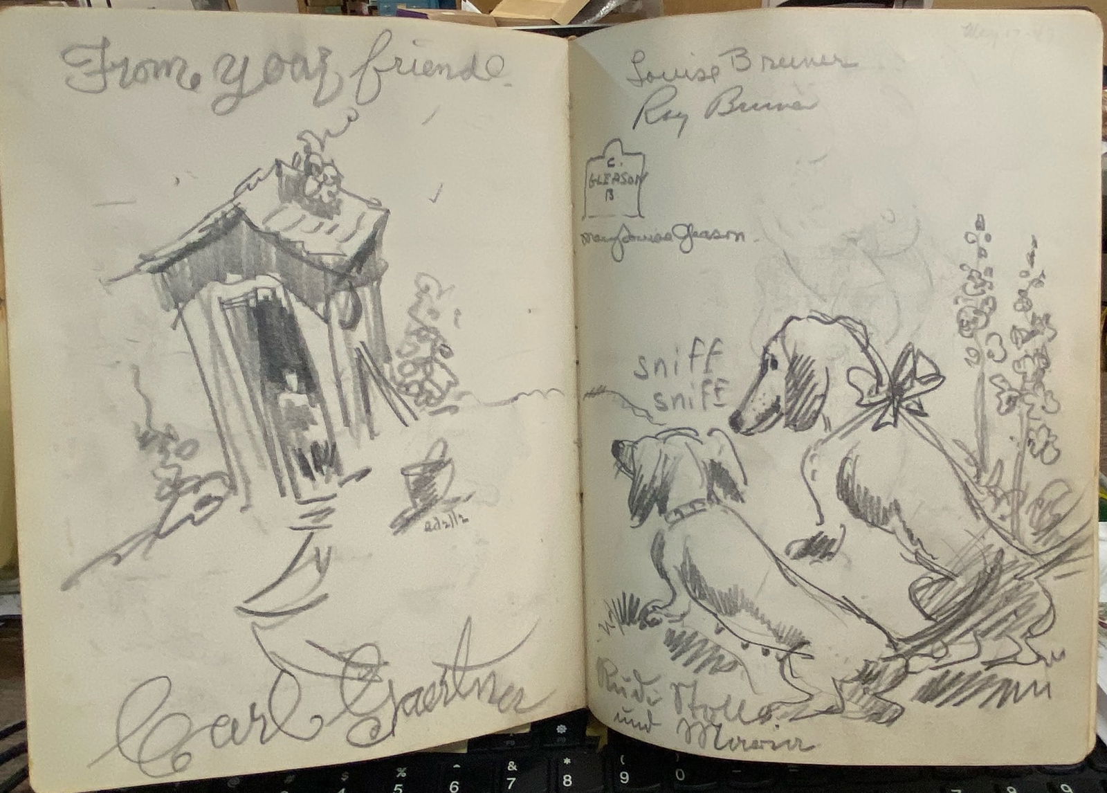 Kae Dorn Cass guest book (1 of 6)