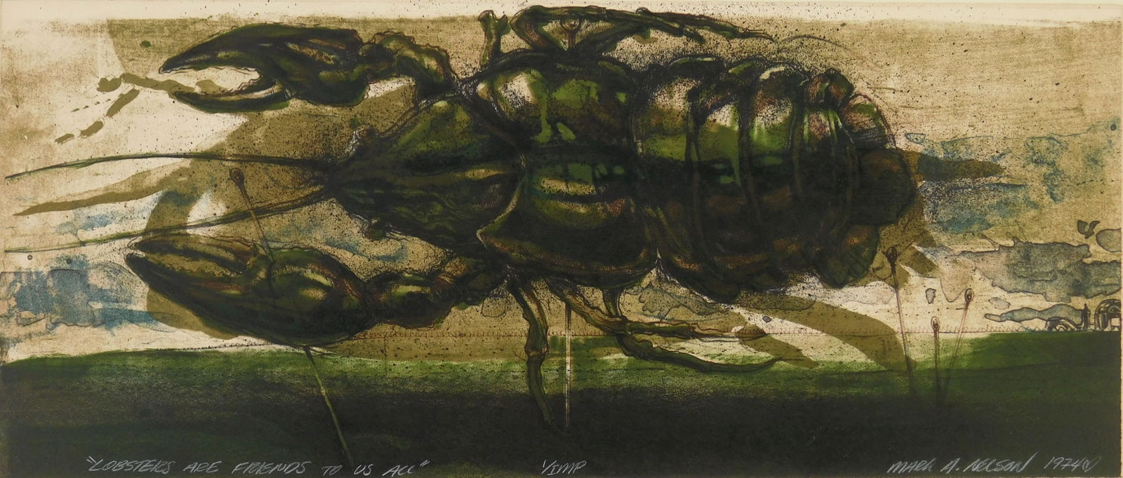 Mark A. Nelson lithograph (1 of 4)