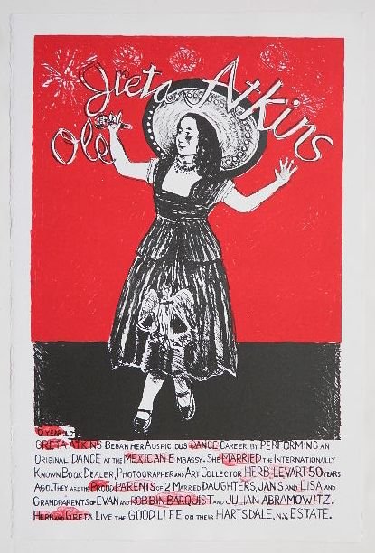 Sidney Chafetz 5 lithographs: Sidney Chafetz- ''Heavenly Bliss''; Greta Atkins; Irma Cohen and Gene Silverman; Zelda Kloner and Children; Dora Chafetz and Friends- 5 lithographs (3 in colors), 'Heavenly..' and 'Irma Cohen..' signe