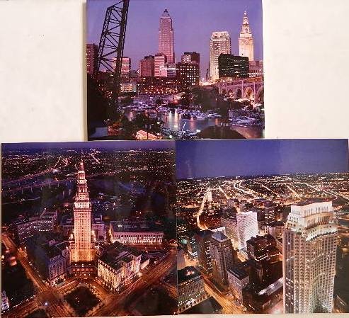 J. Packer, etc. 5 prints - Cleveland Scenes: J. Packer- Cleveland Scenes- 2 silkscreens; together with 3 other prints of Cleveland Scenes, various sizes.