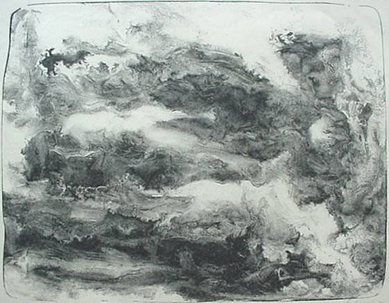 Jon Schueler lithograph: Jon Schueler- ''Summer Sky''- lithograph, 1981, signed and numbered 26/37 in pencil, very good condition. 15 1/2 x 21''