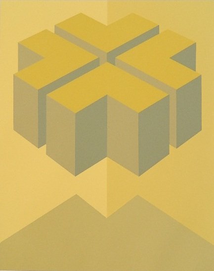 Marko Spalatin silkscreen: Marko Spalatin- ''The Crown''- silkscreen in colors, signed, titled and numbered 6/40 in pencil. 24 1/2 x 19 1/2''