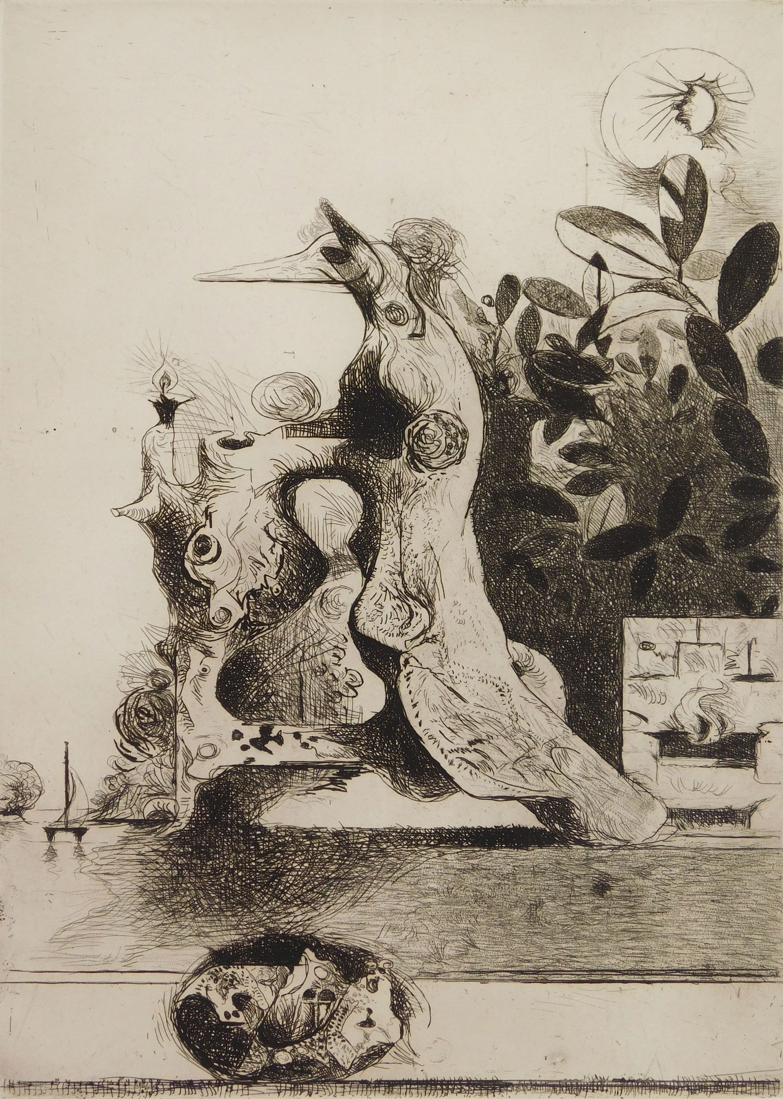 Graham Sutherland lithograph (1 of 4)