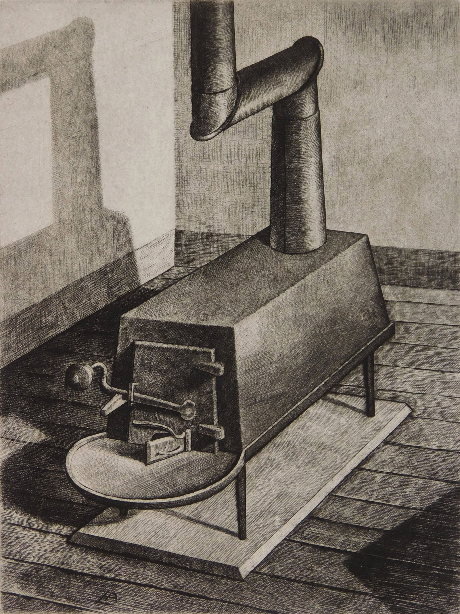 Armin Landeck drypoint (1 of 4)