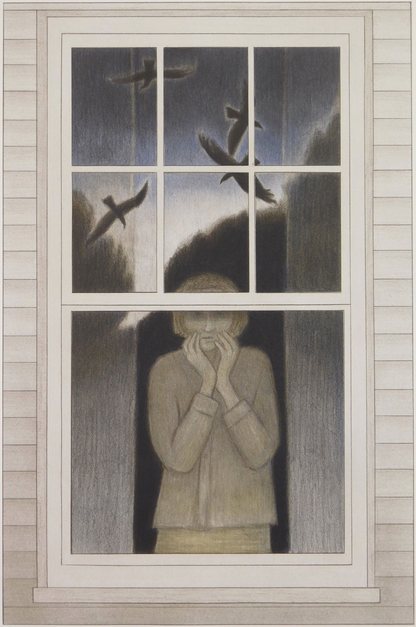 Will Barnet lithograph: Will Barnet (American 1911-2012) The Dream (Szoke 195) lithograph in colors, 2002, signed and titled in pencil, edition of 250, The Print Club of Cleveland publication no. 81. 24 1/4