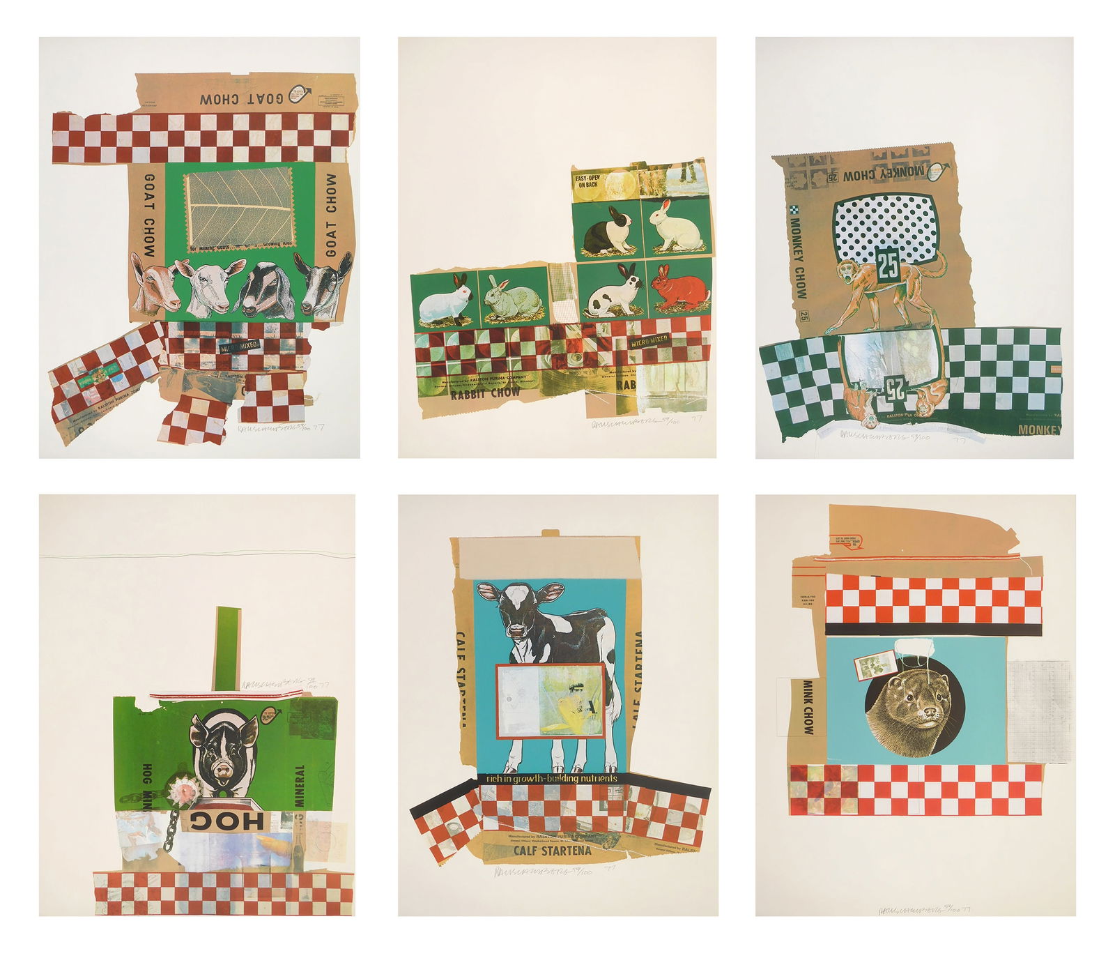 Robert Rauschenberg suite of lithographs (1 of 13)