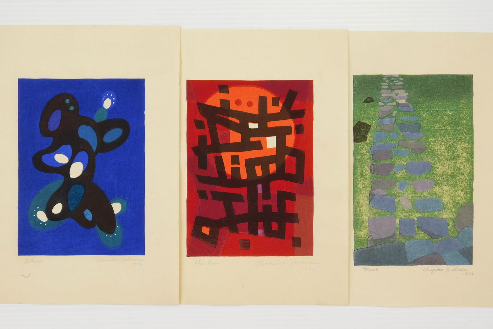 3 Yoshida woodblocks (1 of 6)