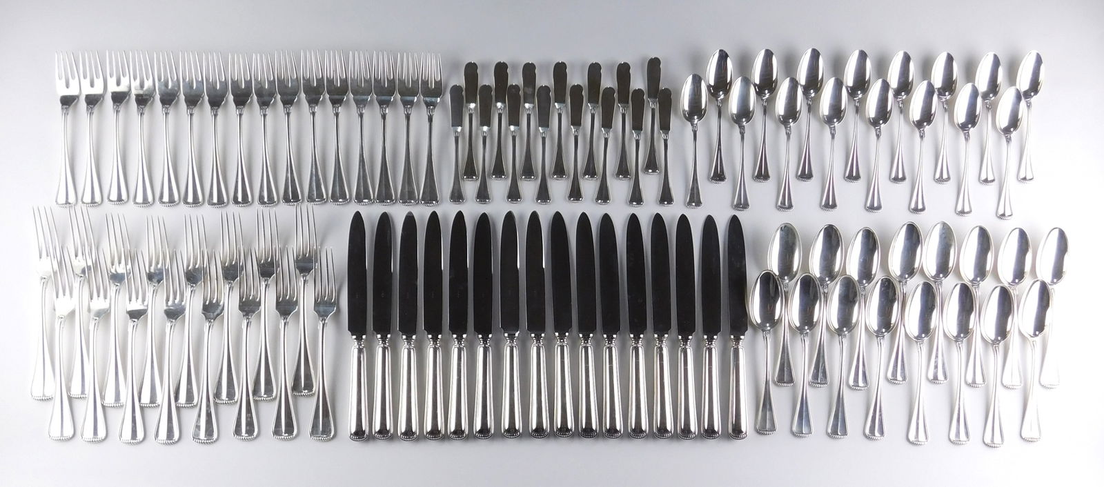 Set of Buccellati "Milano" sterling silver flatware (1 of 11)