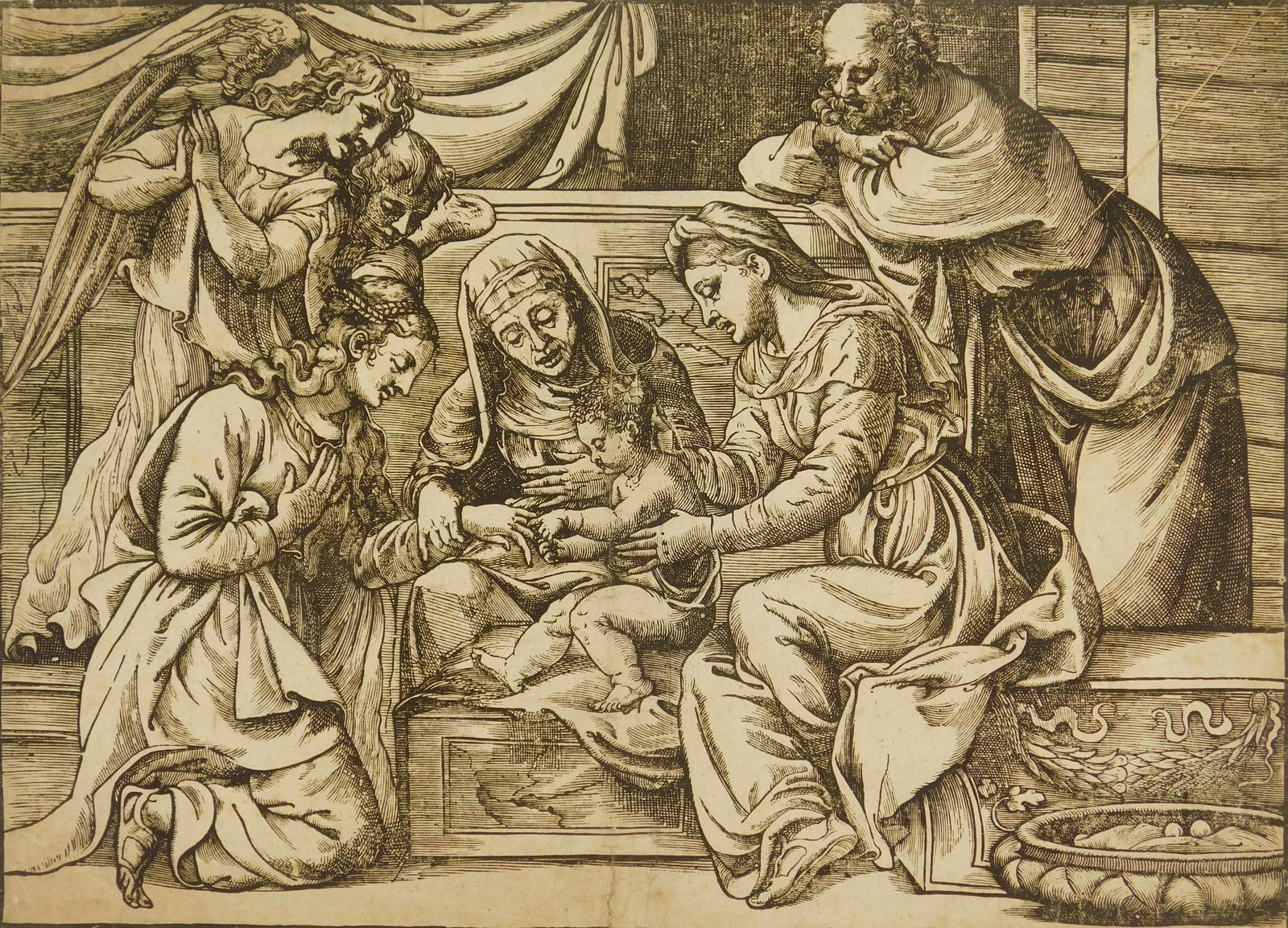 Nicolo Boldrini (Italian, 1500-1560) woodcut (1 of 6)