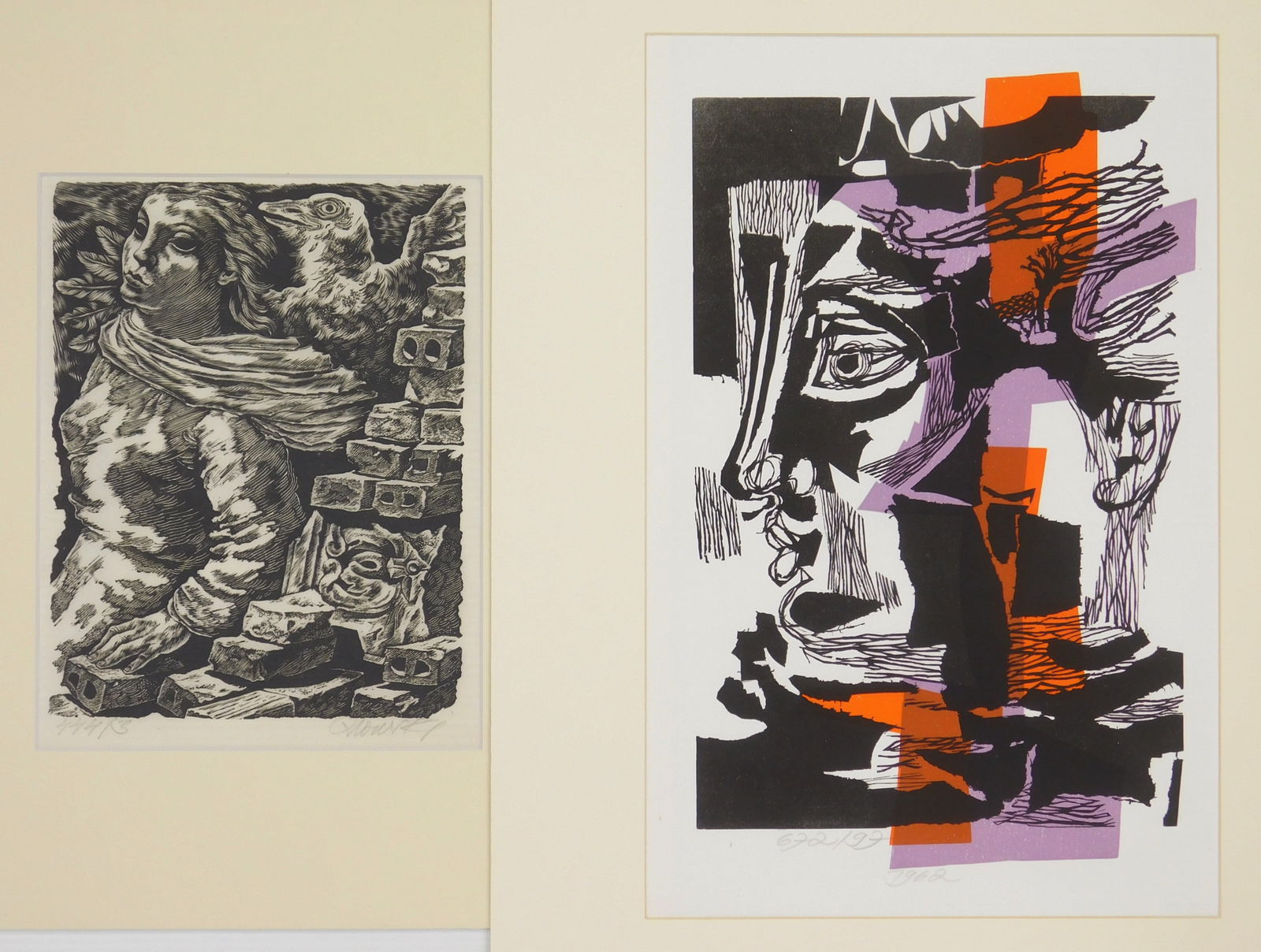 Hans Orlowski (German 1894-1967) 2 prints (1 of 7)