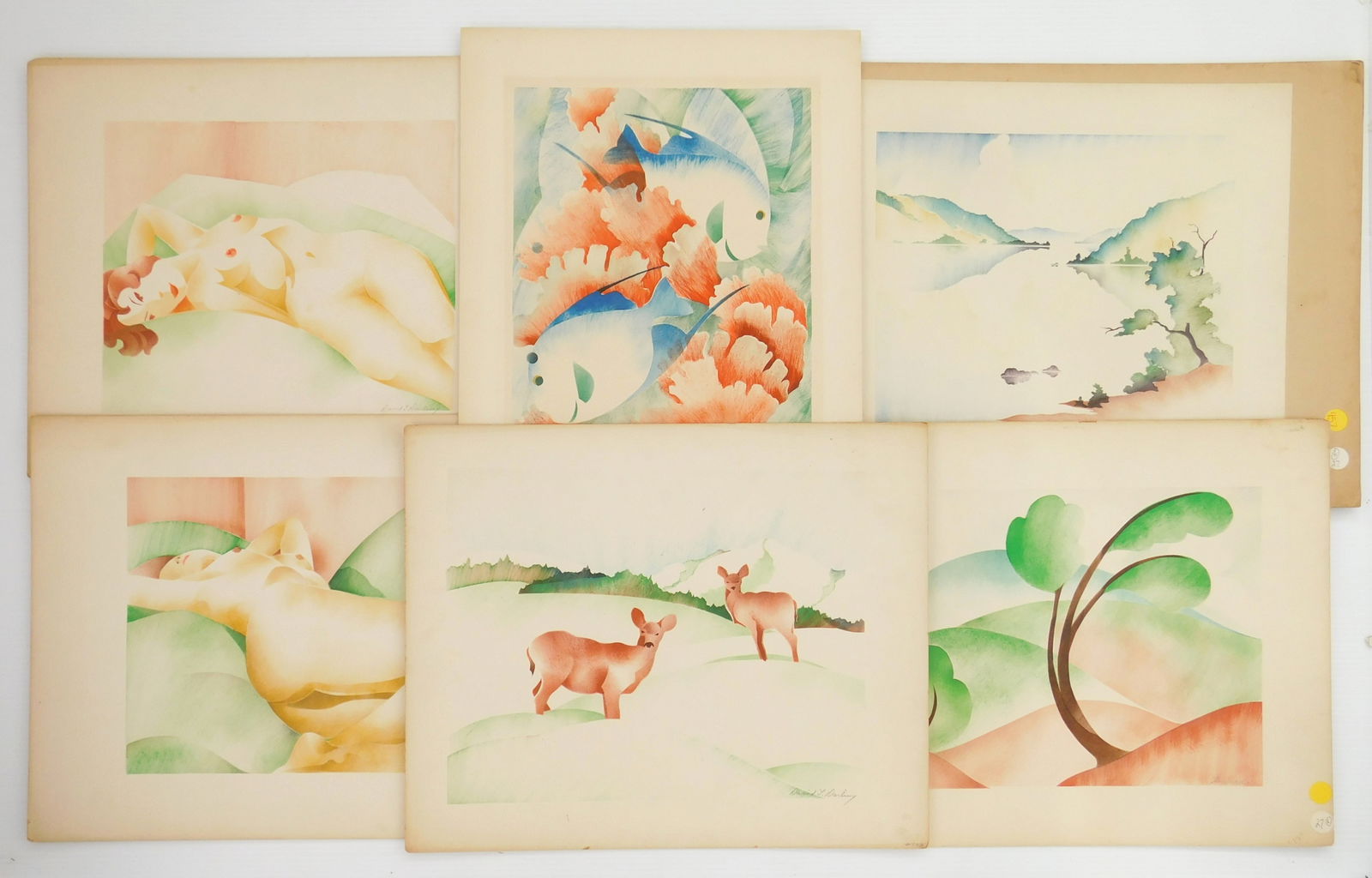 David Darling (20th c.) woodcuts (1 of 8)