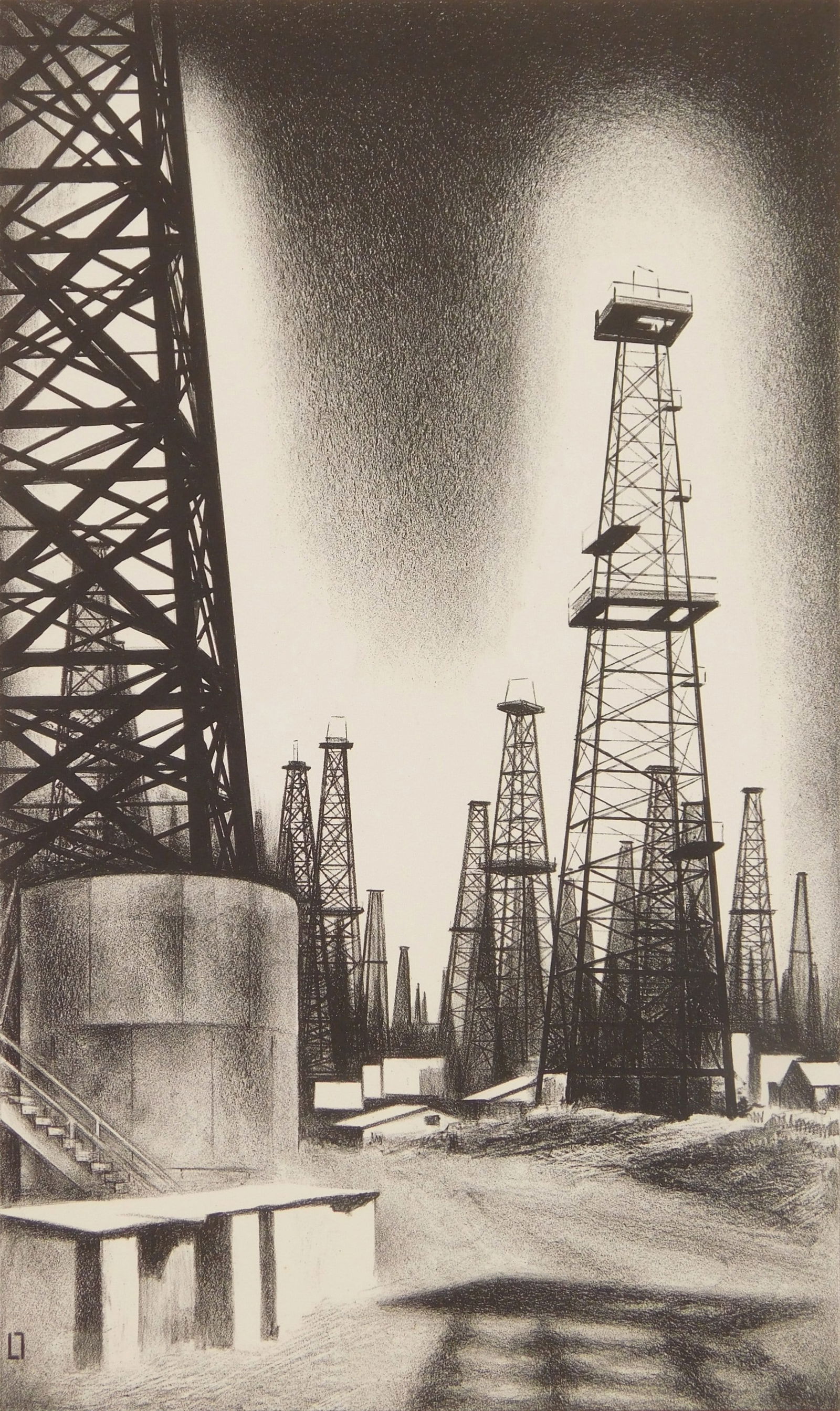 Louis Lozowick (1892-1973) lithograph (1 of 5)