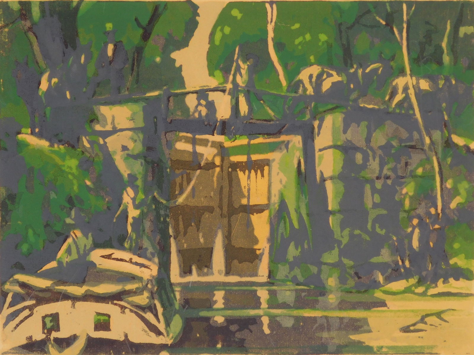 Frank N. Wilcox (1887-1964) silkscreen (1 of 4)