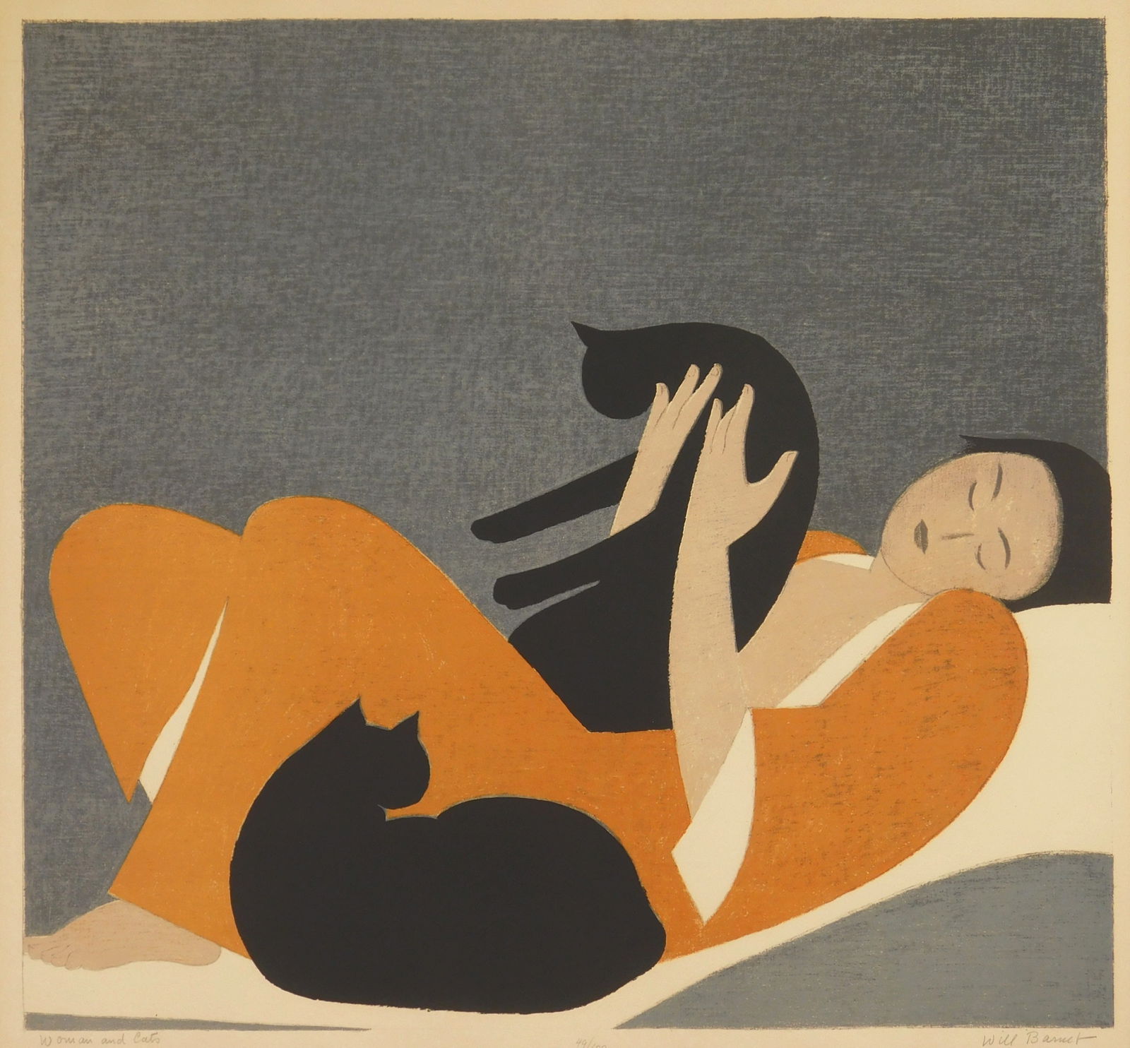 Will Barnet (1911-2012) lithograph (1 of 4)