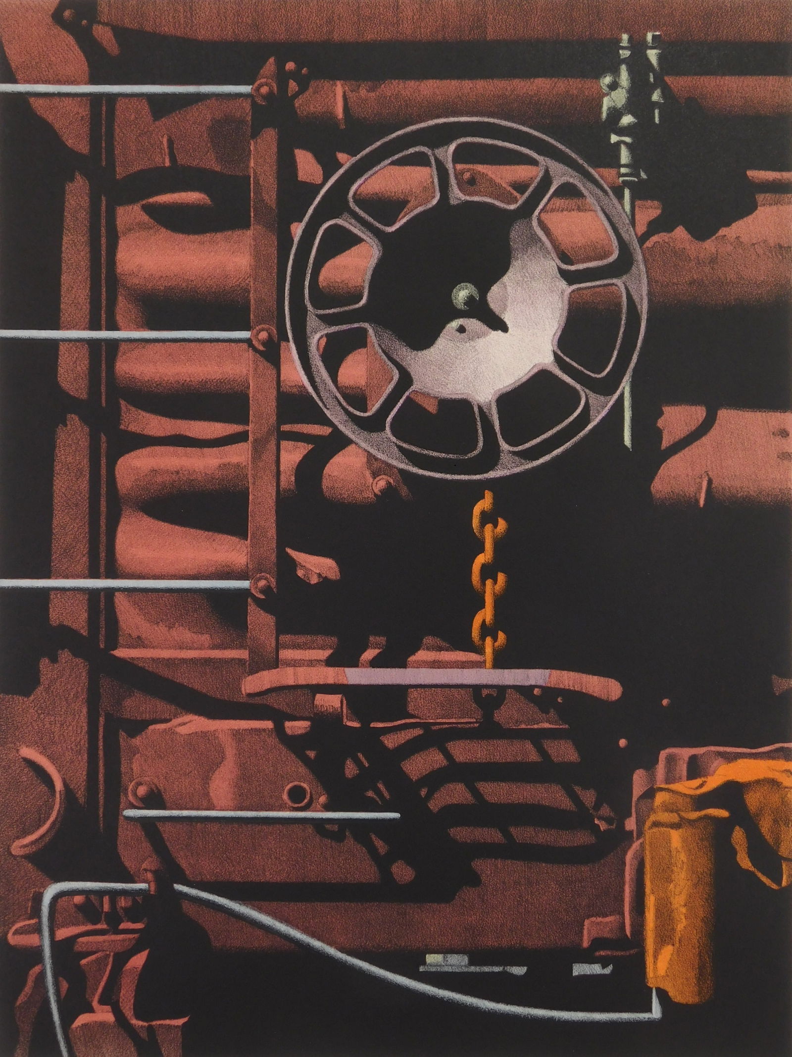 Robert Cottingham (American 1935- ) lithograph (1 of 4)