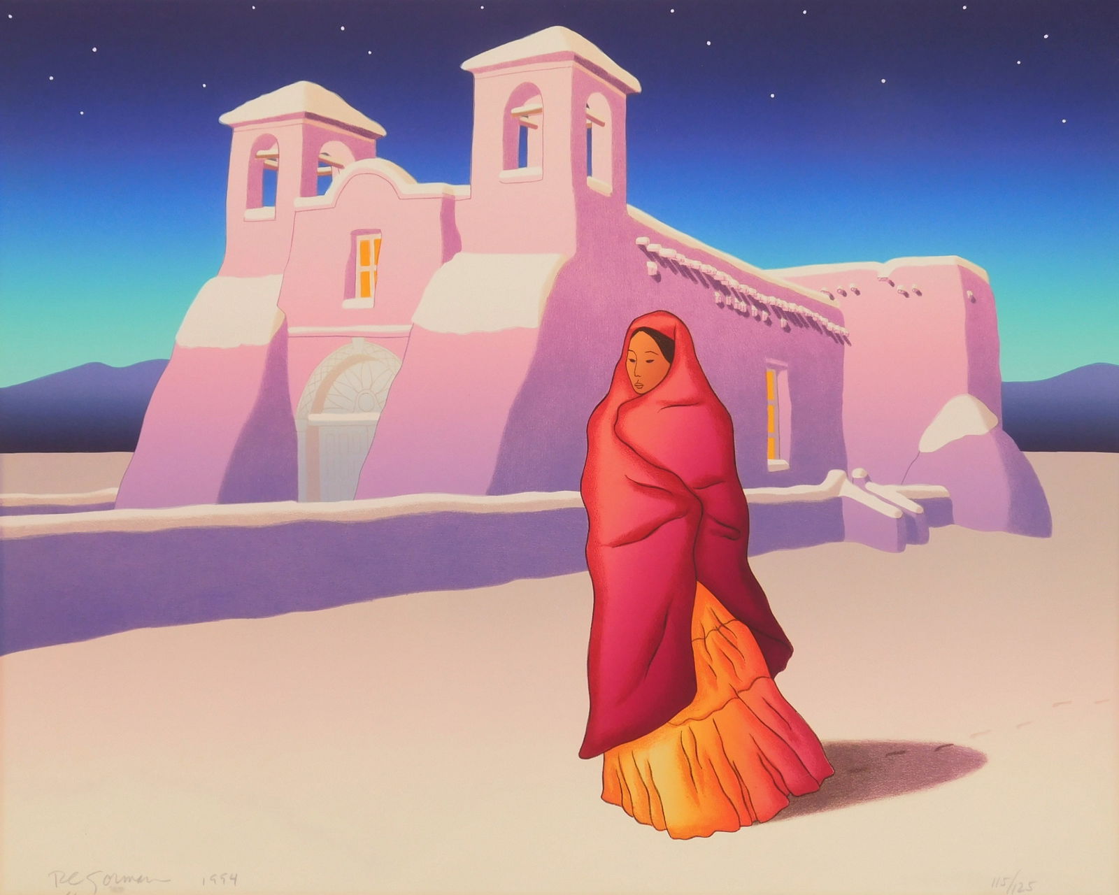 R. C. Gorman (Dine 1932-2005) lithograph (1 of 4)