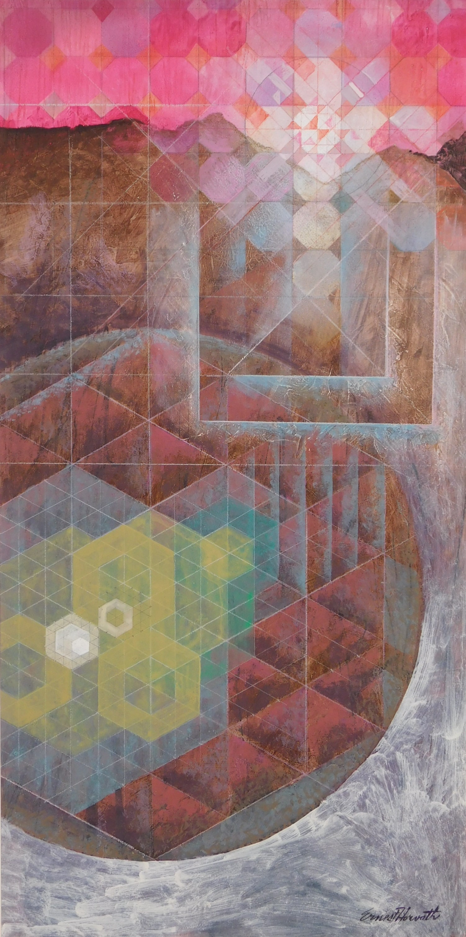 Ernie Horvath (American 1926-2010) watercolor (1 of 5)