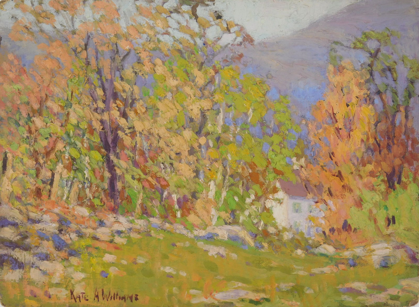 Kate A. Williams (American 1877-1939) oil (1 of 5)