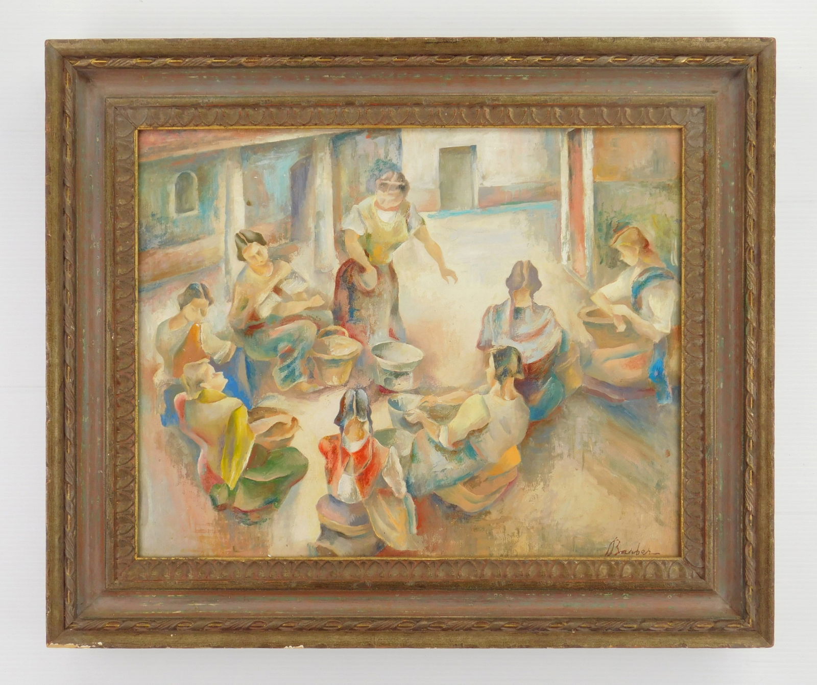 John Barber (American, 1898-1965) oil (1 of 3)