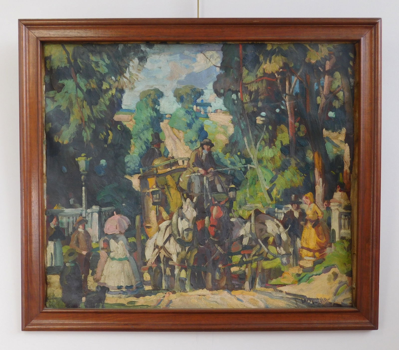 Frank N. Wilcox (American, 1887-1964) oil (1 of 5)