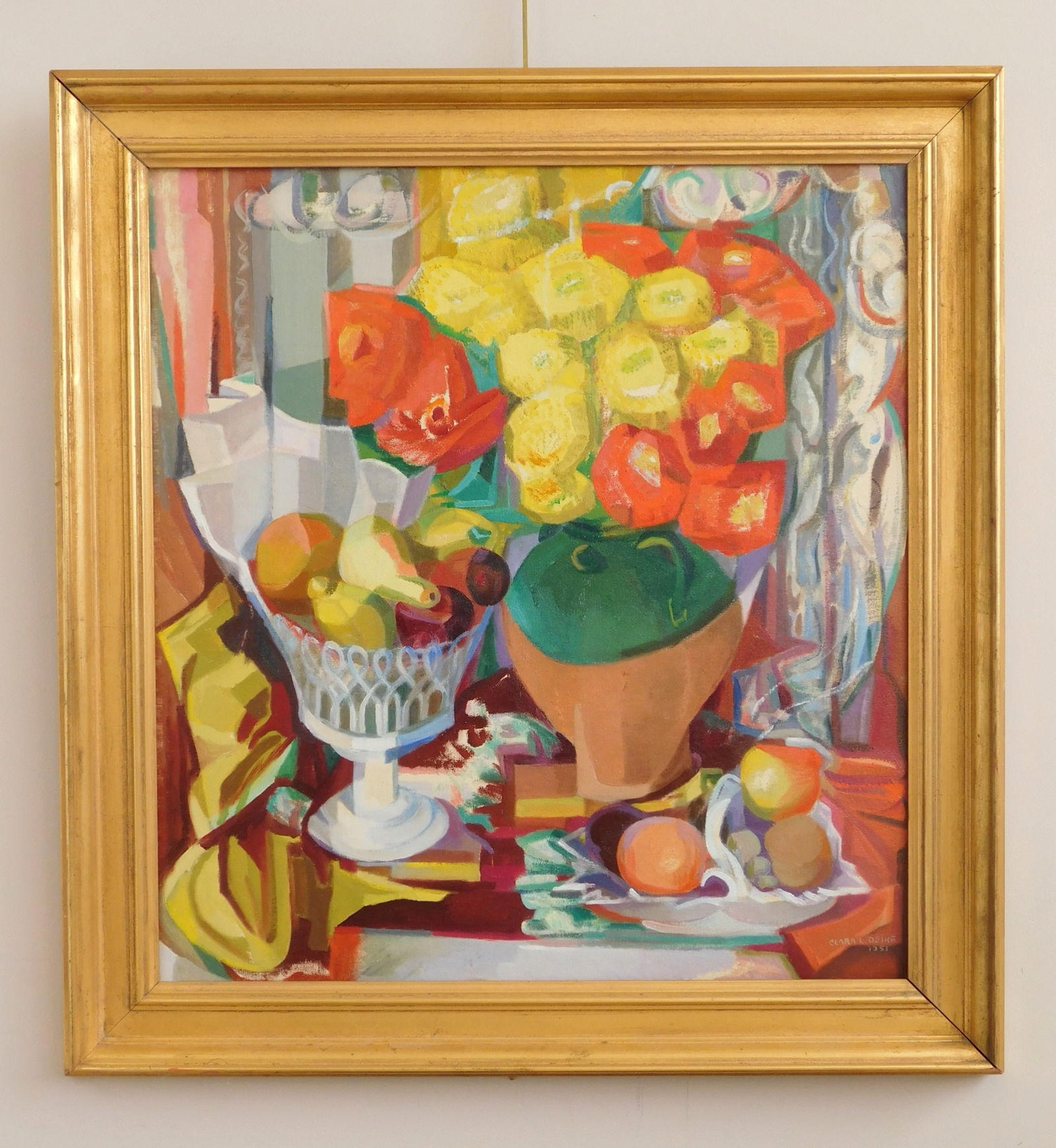 Clara Deike (American, 1881-1964) oil (1 of 3)