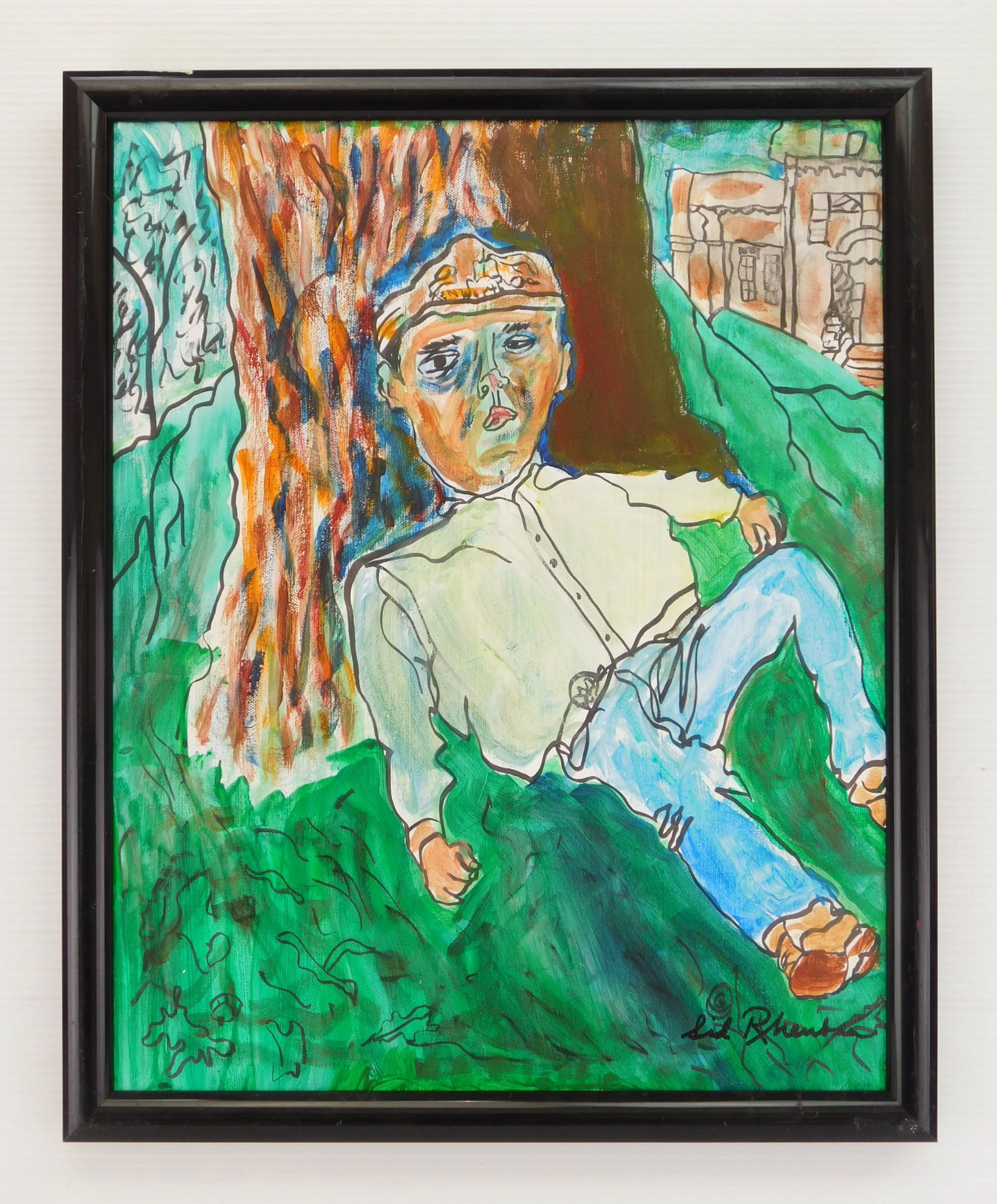 Sid Rheuban (American, 1924-2020) acrylic (1 of 4)