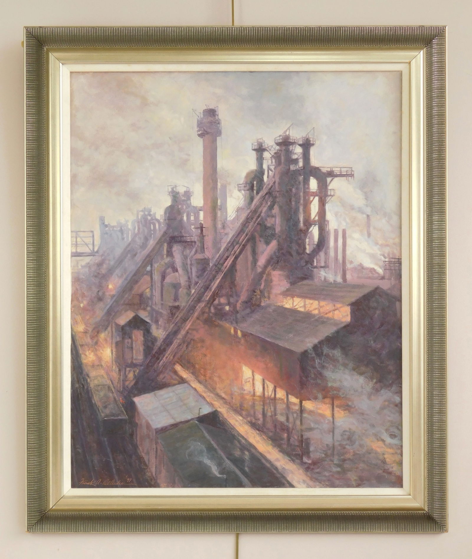 Frank de Audia (American 20th/ 21st c.) oil (1 of 4)