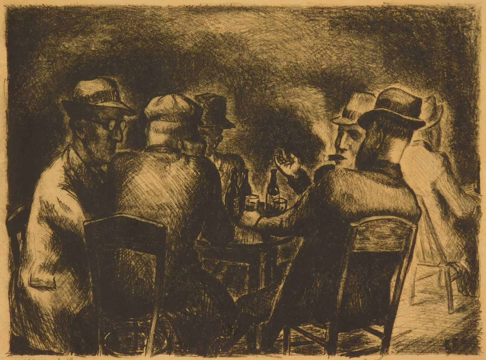 Edward Ferguson (American, 1914-2001) lithograph (1 of 6)