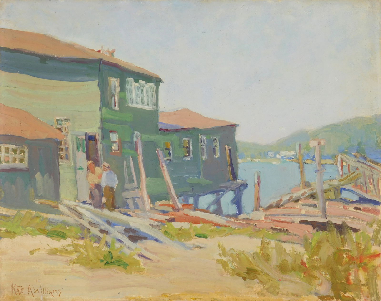 Kate A. Williams (American, 1877-1939) oil (1 of 4)