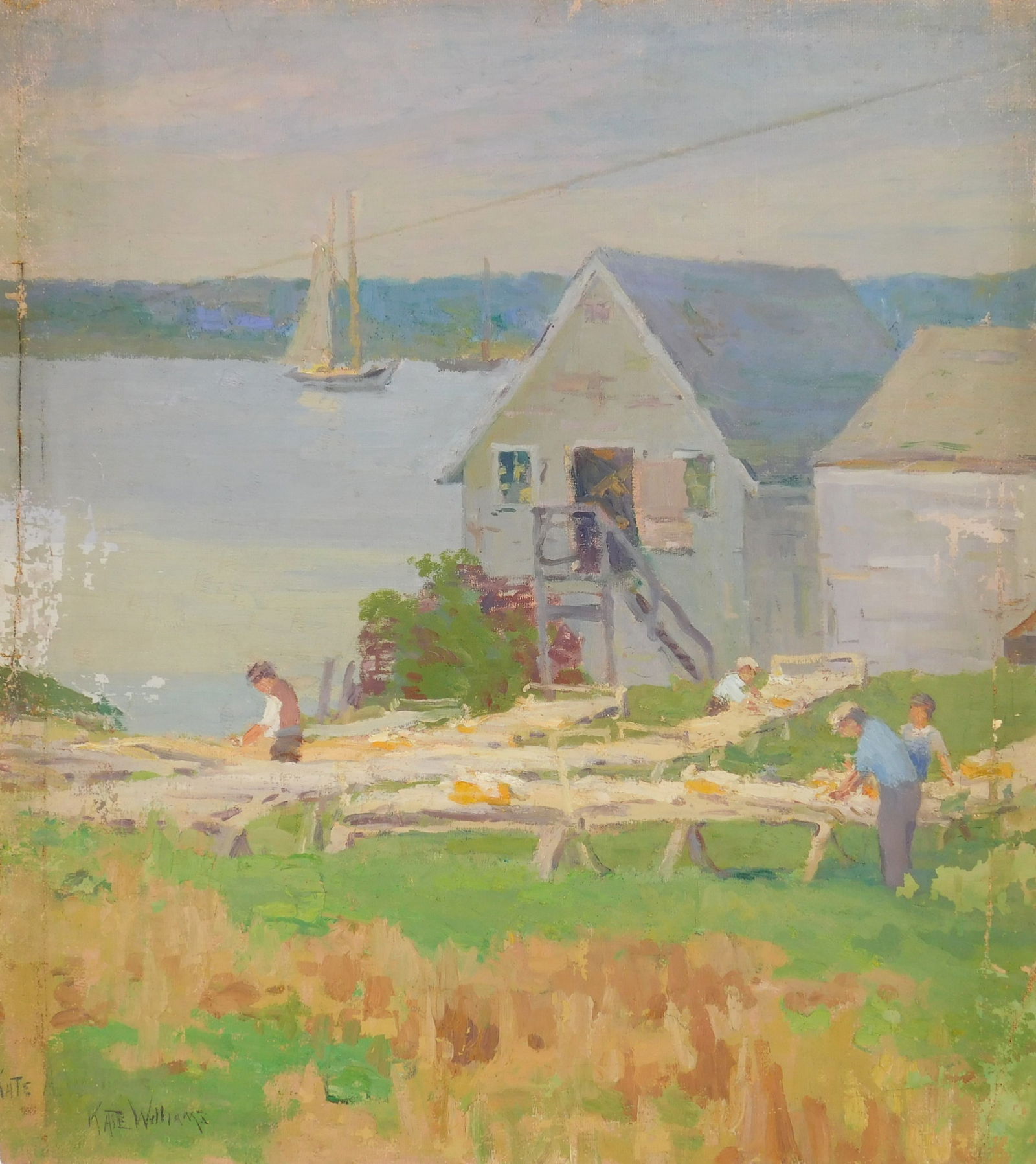 Kate A. Williams (American, 1877-1939) oil (1 of 6)