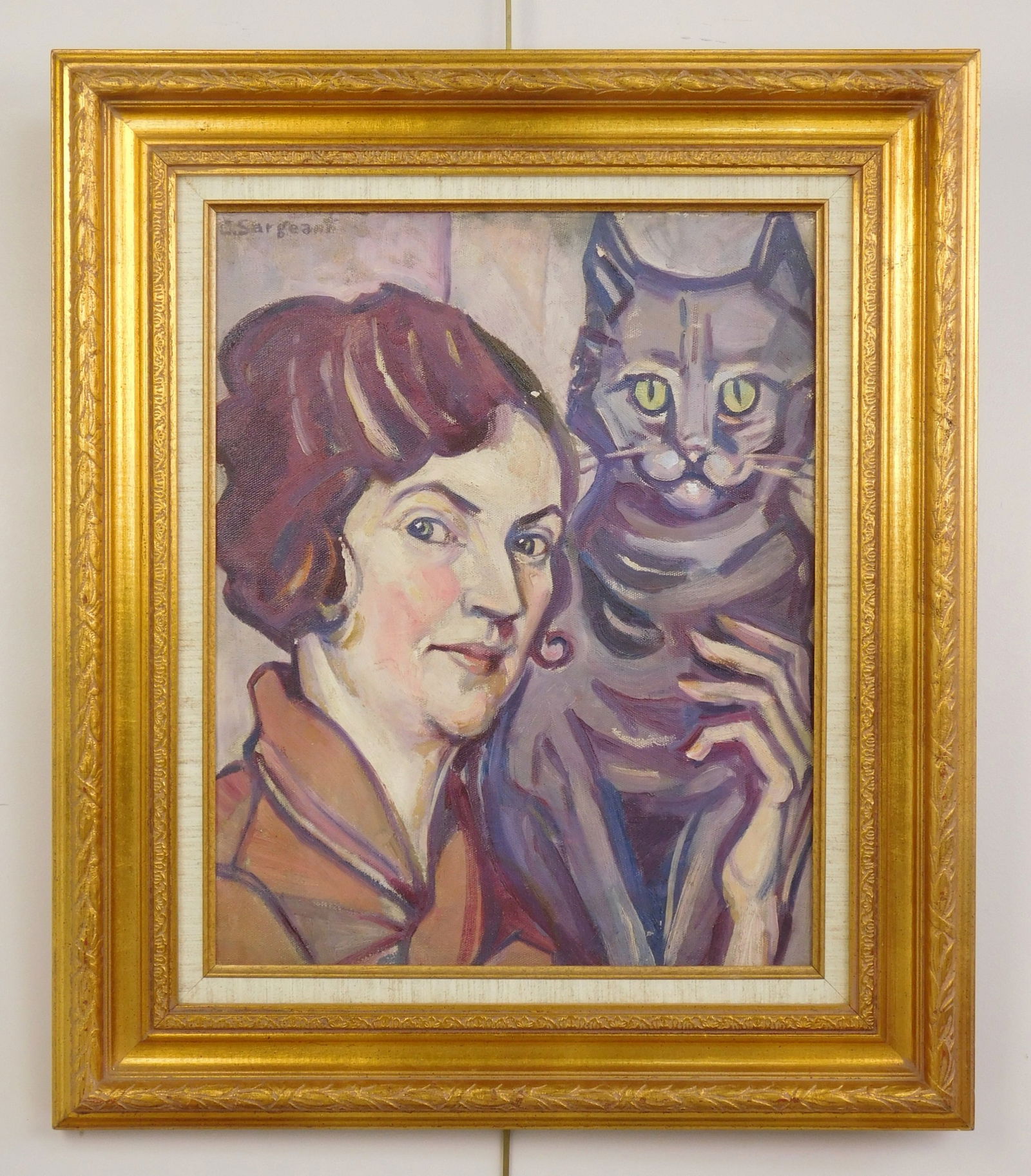 Clara M. Sargeant (1889- ?) oil (1 of 6)