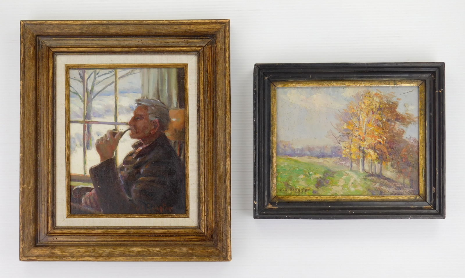 James L. Sangster (19th/ 20th c.) 2 oils (1 of 7)