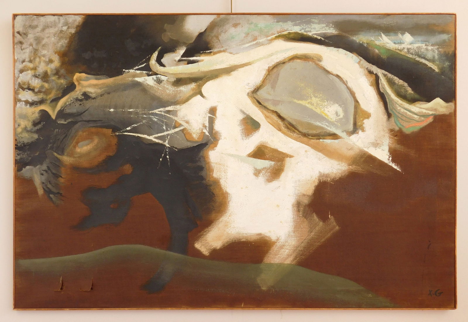 Xavier Gonzalez (American, 1898-1993) oil (1 of 7)