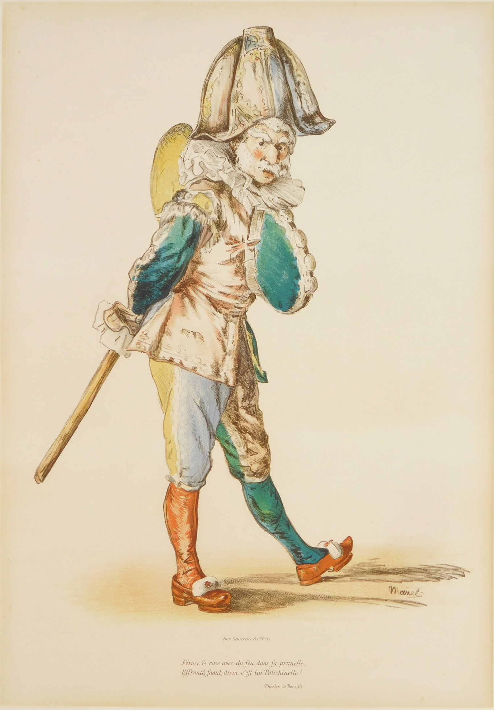 Edouard Manet (French, 1832-1883) lithograph (1 of 4)