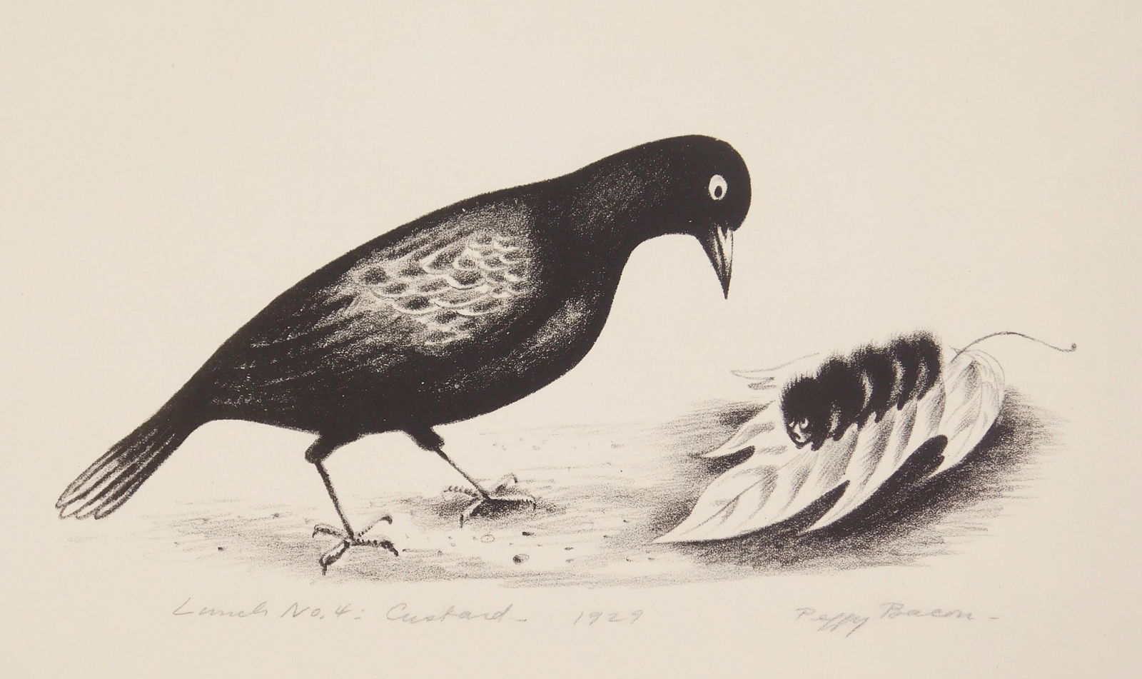 Peggy Bacon (American, 1895-1987) lithograph (1 of 4)